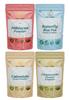 A D Food & Herbs Combo of Butterfly Pea/Hibiscus/Chamomile/Calendula Flower Powder Aromatic Edible for Homemade Lattes,Tea Blends,Bath Salts,Face packs & Body packs (100 GMS x Pack of 4) view 1