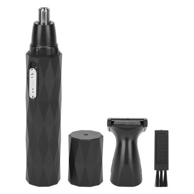 Men Electric Face Shaving Hair Tools, Pen Size Detachable Body Effective Long Lasting Electric Trimmer Eyebrow Sideburns Hair Professional for Home (Black)
