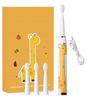 FunBlast Electric Toothbrushes for Kids, Sonic Kids Electric Toothbrushes with Soft Bristles, Waterproof USB Charging Rechargeable Ultrasonic Toothbrushes with 3 Replacement Brush Heads (Giraffe) view 1