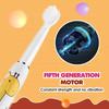 FunBlast Electric Toothbrushes for Kids, Sonic Kids Electric Toothbrushes with Soft Bristles, Waterproof USB Charging Rechargeable Ultrasonic Toothbrushes with 3 Replacement Brush Heads (Giraffe) view 2