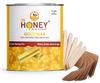 DR HONEY hair removal gold wax 600 gram and Makeup Brush (pack of 12) Eye-Shadow Makeup Brush Set blue box view 2
