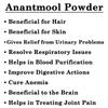 AarVed Anantmool Powder (300g, Pack of 2 x 150g)  Indian Sarsaparilla (Hemidesmus Indicus/Nannari/Anantha/Sugandhi Veru) Herbal Supplement for Skin & Hair Care. view 4