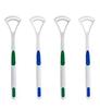 HOUSE HATCH Oral Tongue Cleaner Brush Scraper, plastic tongue cleaner Fights Bad Breath & Oral Health Care Improved Taste Sense for fresh people of india for adult & children Flexible Handle Easy to Use (Pack of 4) view 1