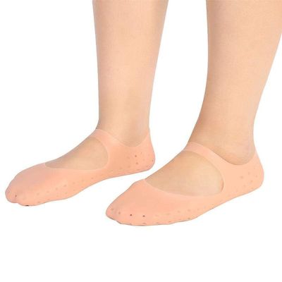 Avenn Silicone Socks Silicone Full Size Socks, Free Size Moisturizing Socks Foot Anti Cracking Care Socks for Dry Feet Cracked Heel Repair Heel Softener Foot Care-Sock for Women for Men (1 Pair)