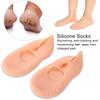 Avenn Moisturizing Silicone Socks, Full Length Moisturising Gel Socks Foot Anti-Cracking Protector Foot Care Tool Prevention Socks for Dry Feet Ankles Cracked Heel Cracks Repair for Women Men (1 Pair) view 2
