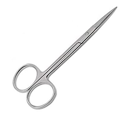 On Blow (Pack of 2) 4.5 Inch Long Moustache/Beard/Eyebrow/Nose Hair Trimming Scissor for Men and Women