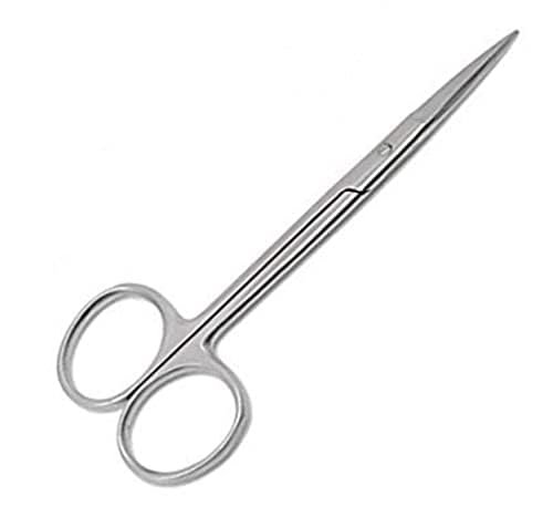 On Blow (Pack of 2) 4.5 Inch Long Moustache/Beard/Eyebrow/Nose Hair Trimming Scissor for Men and Women