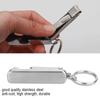 CATKOO Stainless Steel Nose Hair Trimmer Set Hair Shaving&Nail Clipper Nose Hair Removal Travel Manual Clipper Trimmer Kit with Beer Opener Function Washable&Portable view 2