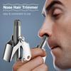 CATKOO Stainless Steel Nose Hair Trimmer Set Hair Shaving&Nail Clipper Nose Hair Removal Travel Manual Clipper Trimmer Kit with Beer Opener Function Washable&Portable view 4