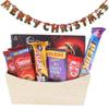 SFU E Com Chocolate Gift Hamper with Beautiful Golden Basket| Premium Christmas Chocolate Combo | Christmas Toran with Chocolat Gift | Christmas Chocolate Hamper | 239 view 1