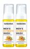 GABANA Men's Intimate Wash With Haldi Chandan Extract (Pack of 2, 150 ml)|Anti-Bacterial and Anti-Itching Intimate Hygiene Body Care Wash Oil for Bacteria Removal Intimate Wash for Men With Fragrance| view 1