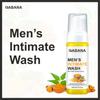 GABANA Men's Intimate Wash With Haldi Chandan Extract (Pack of 2, 150 ml)|Anti-Bacterial and Anti-Itching Intimate Hygiene Body Care Wash Oil for Bacteria Removal Intimate Wash for Men With Fragrance| view 3