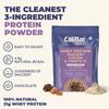 CaliBar Just Chocolate Whey Protein Powder - All Natural Whey Protein Concentrate + Jaggery + Cocoa, Only 3 Ingredients, Easy To Digest, No Harmful Chemicals, 700g Chocolate Protein With 20 Servings view 2