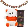 SFU E Com Bournville Chocolate with Cute Teddy| Premium Christmas Chocolate Combo | Christmas Toran with Chocolat Gift | Christmas Chocolate Hamper | 348 view 1