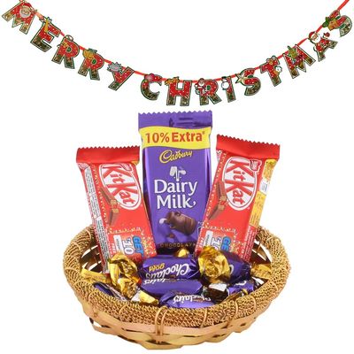 SFU E Com Cadbury Choco Combo| Premium Christmas Chocolate Combo | Christmas Toran with Chocolat Gift | Christmas Chocolate Hamper | 285