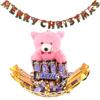 SFU E Com 5star with Snikers Chocolates & Cute Teddy| Premium Christmas Chocolate Combo | Christmas Toran with Chocolat Gift | Christmas Chocolate Hamper | 1170 view 1