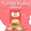 BALASA Whole Wheat Dry Gujarati Masala Khakhra (180 g x 3 Packs) - Baked Not Fried view 2