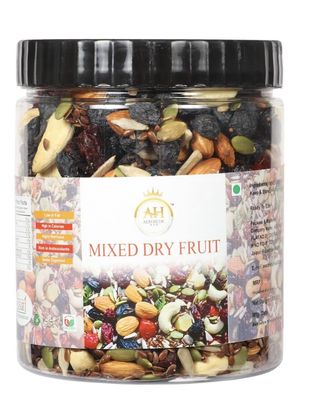 AESTHETIC HUB MIX DRY FRUIT Tasty & Healthy Snacks Contains Almonds, Cashews, Raisins, Cranberries (500 g)