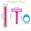 28 Pieces Dyslexia Tools for Kids Dyslexia Reading Strips for Dyslexic Students, Guided Reading Strips Trackers for Kids, Teacher Education Classroom Supplies (Cute Sets) view 2