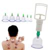 4beauty Therapy Health & beauty Vacuum Cupping Therapy 6pcs Hijama Cups Chinese Vacuum Cupping Kit Pull Out a Vacuum Apparatus Therapy Relax Massagers view 1