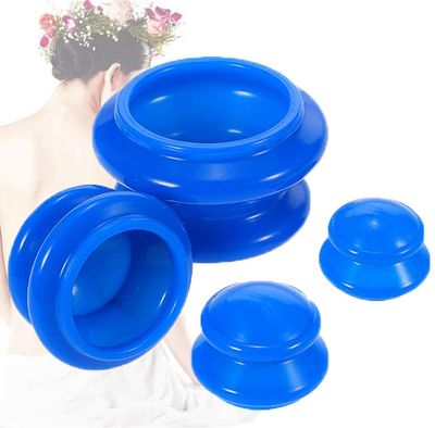 4beauty Therapy 4 Size Cupping Therapy Sets Silicone - Cupping Therapy Professional Studio and Home Use Cupping Set, Stronger Suction Best for Myofascial Massage, Muscle, Nerve, Joint Pain Relief