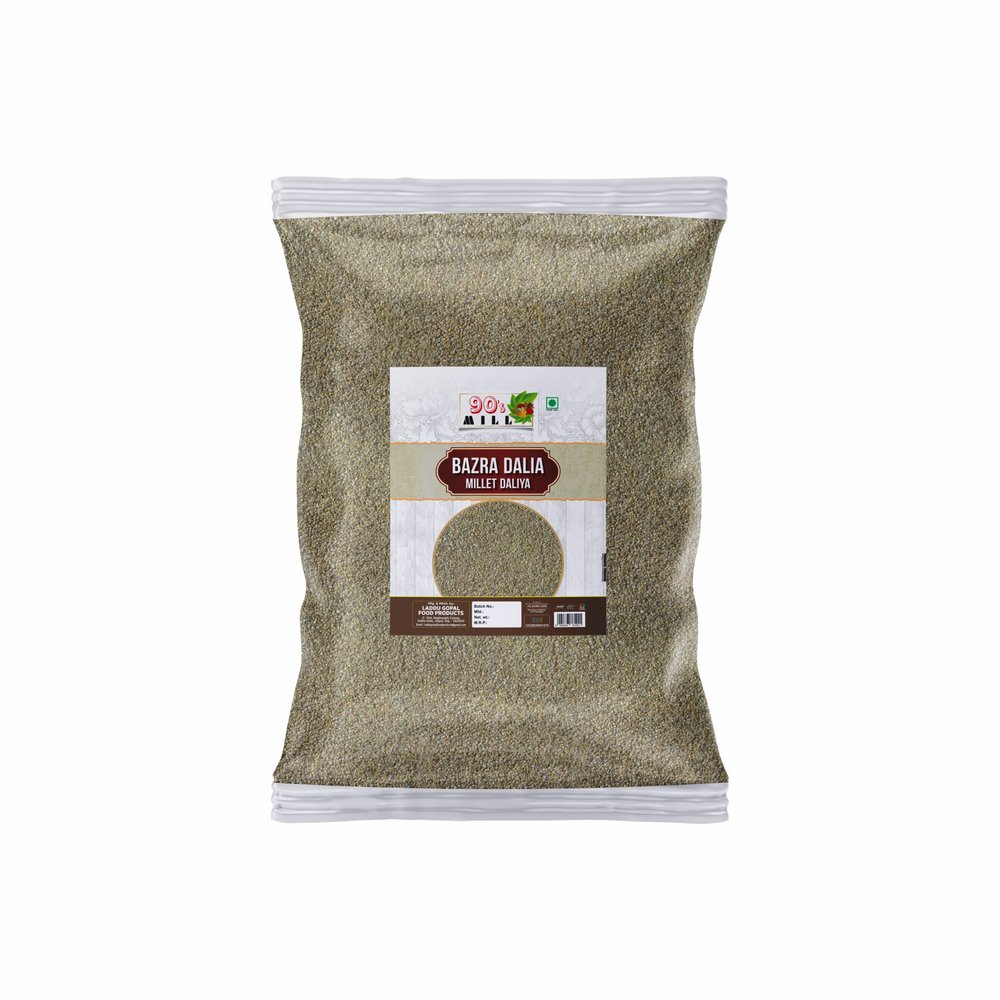 90's MILL Diwali Sale Bajra Khichdi/Dukn/Pearl Millet Daliya/Rajasthani Babala Khichdi/Gero/Pennisetum Glaucum Porridge-,3980 Grams Great Indian Festival