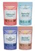 A D Food & Herbs Combo of Butterfly Pea/Rose/Hibiscus/Blue Corn Flower Powder Aromatic Edible for Homemade Lattes,Tea Blends,Bath Salts,Face packs & Body packs (50 GMS x Pack of 4) view 1