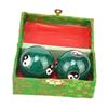 T.O.G. Portable Baoding Balls with Storage Box Durable for Kids Elderly Parents Green Tai Chi view 2