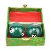 T.O.G. Portable Baoding Balls with Storage Box Durable for Kids Elderly Parents Green Tai Chi view 3