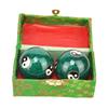 T.O.G. Portable Baoding Balls with Storage Box Durable for Kids Elderly Parents Green Tai Chi view 4