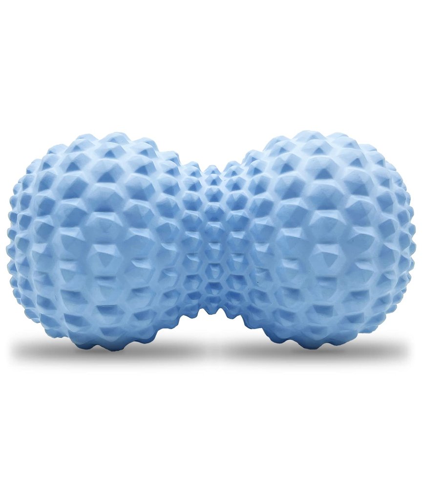 Peanut Massage Ball, Double Lacrosse Massage Ball for Deep Tissue Muscle Massage, Physical Therapy, Myofascial Release, Trigger Points, Muscle Knots and Yoga Therapy