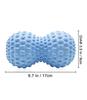 Peanut Massage Ball, Double Lacrosse Massage Ball for Deep Tissue Muscle Massage, Physical Therapy, Myofascial Release, Trigger Points, Muscle Knots and Yoga Therapy view 2