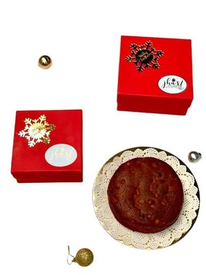 JHA'S Traditional Christmas & New Year Plum Cake | 500 Gram | Pack of (1)