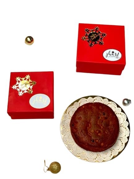 JHA'S Traditional Christmas & New Year Plum Cake | 500 Gram | Pack of (1)