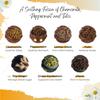 6rasa Chamomile Calm Tea Bags with Mint, Tulsi | For Good Sleep and Stress Relief | 100% Natural Herbs & Spices | Caffeine Free | No Added Sugar (1.6 g Each, 25 Tea Bags) (Pack of 2) view 3