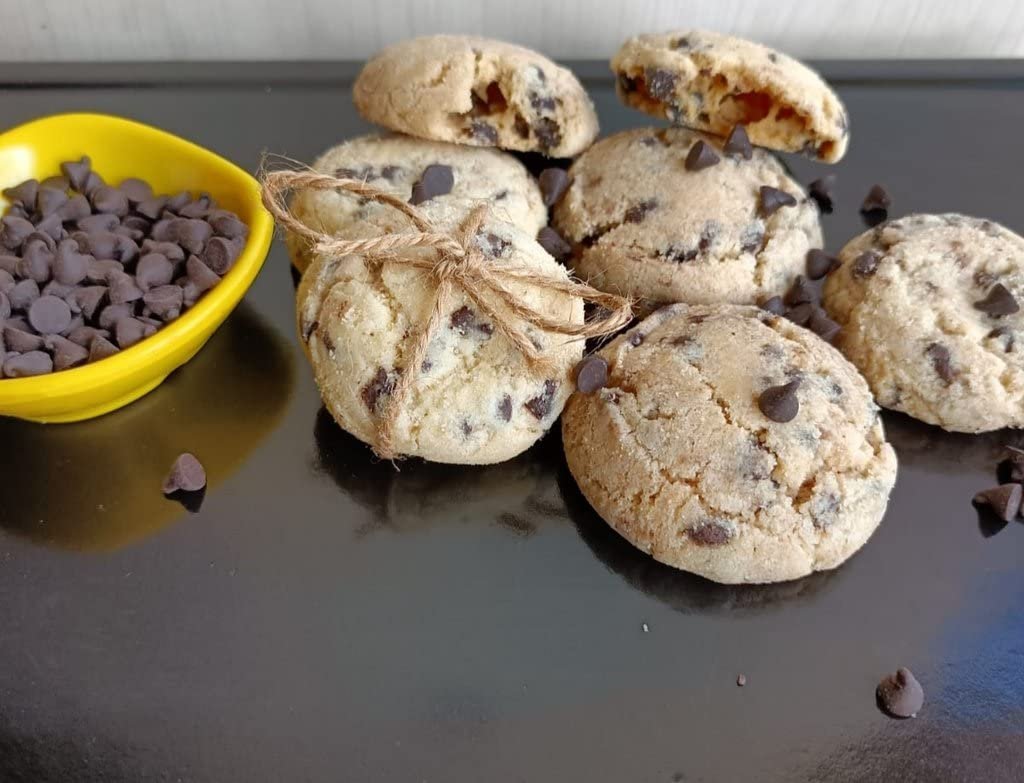 Bake N Bite Fresh & Homemade Pure Butter Milk Choco Chip Cookies| Vegetarian|No Added Preservatives, Vegetable Fats or Chemicals (Pack of 1)