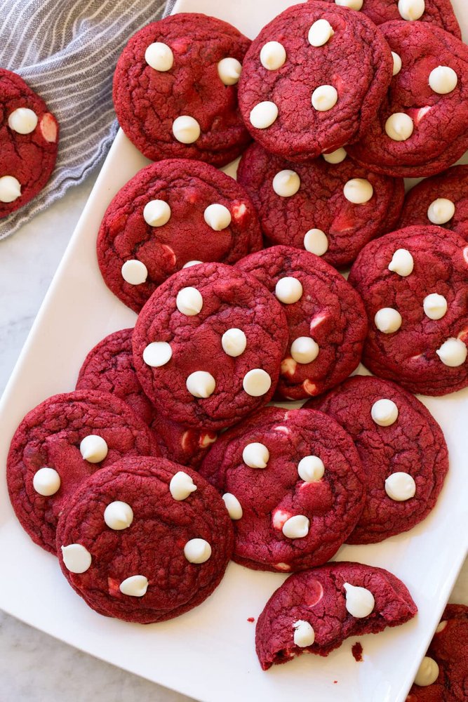 Bake N Bite (Red Velvet Cookies) I Made With Pure Milk Butter I Trans Fat Free I No Added Preservatives I Handmade With Love