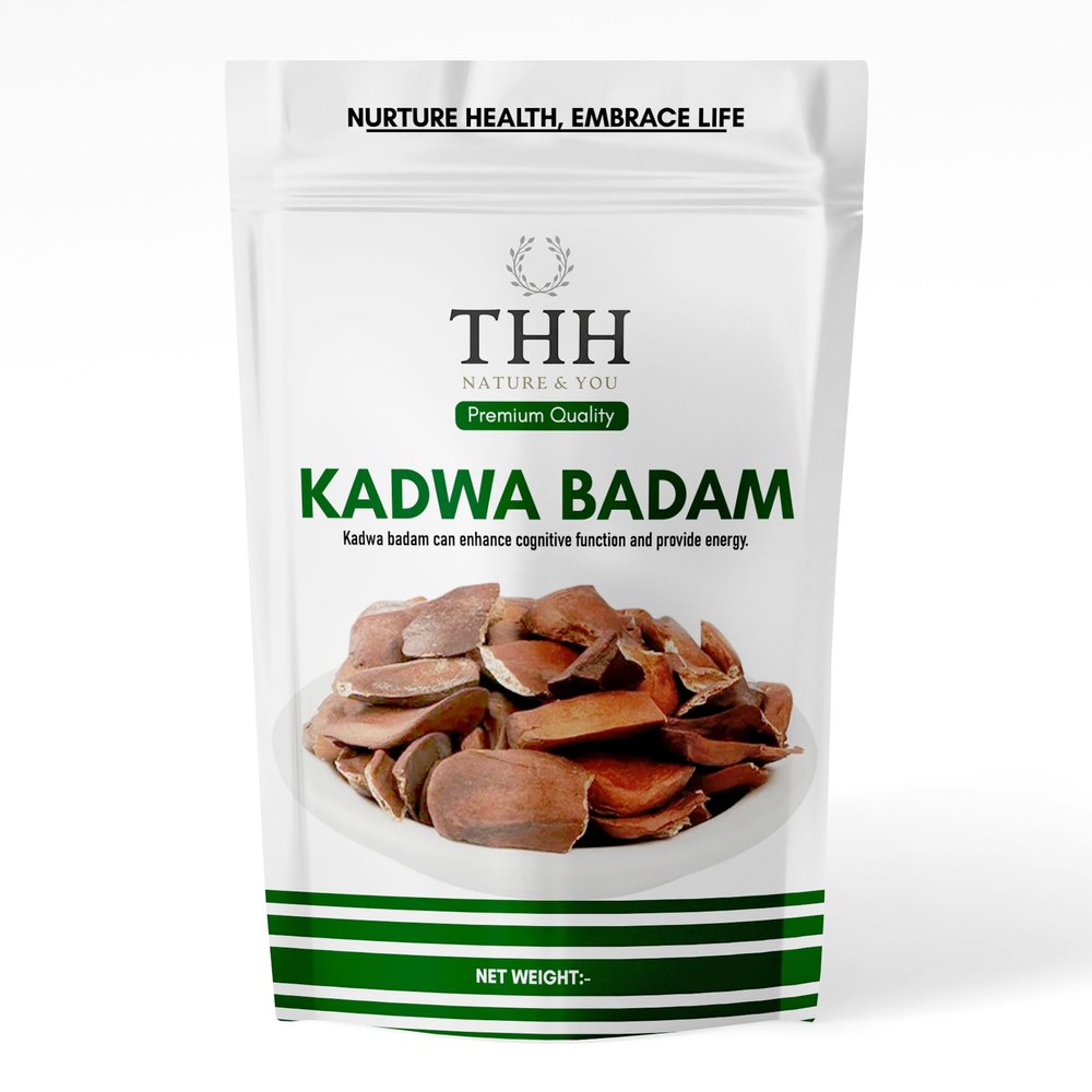 THH Organic Bitter Almond Diabetes Almonds Sugar Kadwa Badam -400 Gram