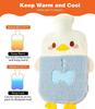 FunBlast Hot Water Bag with Soft Cover for Pain Relief  Heating Pad Hot Water Bottle & Rubber Bottle for Hot Water Bag for Pain Relief, Bottle, Heating Bag - 1000 ML (Blue-Duck) view 4