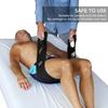 Seniors Bed Transfer Sling, Multifunctional Patient Turning Belt Padded Handle Breathable for Wheelchair (Black) view 4