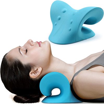 2 N FASHION Neck and Shoulder Relaxer Cervical Stretcher Neck Traction Device for Neck Support for Pain & Neck Hump Corrector for Women Massage Relaxer Acupressure Chiropractic Pillow Neck Stretcher