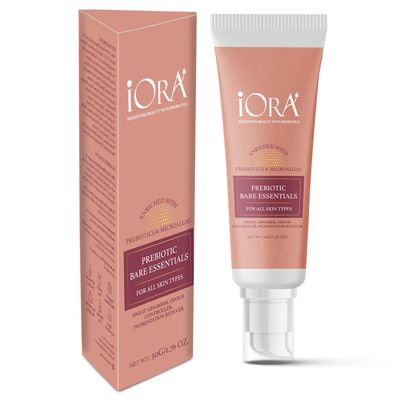 iORA Prebiotic Bare Essentials for Intimate Care-50 gm | Reduces Pigmentation, Absorbs Sweat & Prevents Chafing | Infused with Pomegranate, Amla & Papaya Extracts with Essential Oils | For Men & Women