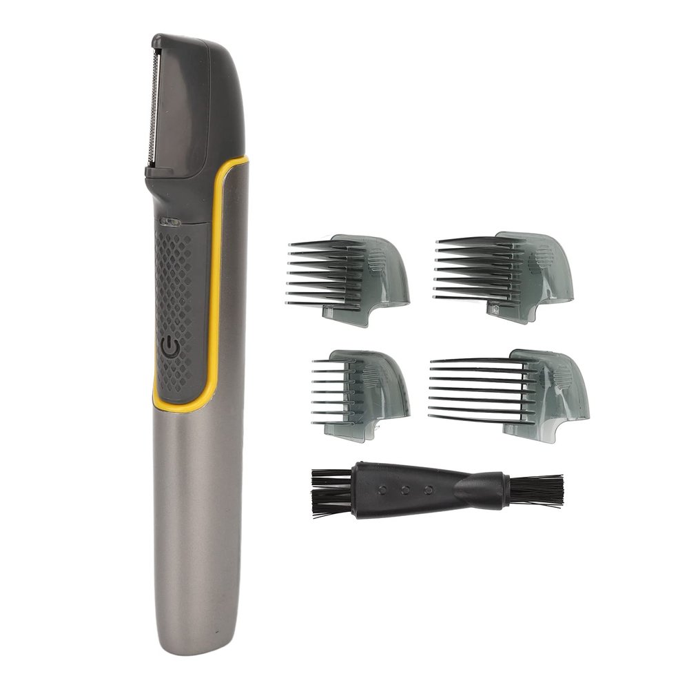 Electric Lighted Body Groomer, Lightweight Expandable Head Hair Comb Trimmer for Travel for Men