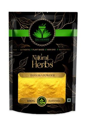SAI HERBS Thanaka Powder - Face Hair Removal - Heal Acne - Skin Protection - Permanent Hair Removal - Pure & Natural (100 Grams)