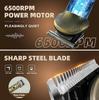 VGR V-106 Professional 6-in-1 Mens Grooming Kit  Includes Hair Clipper, Shaver, Nose & Body Groomer, 180-Min Runtime, 1200mAh Lithium Battery, USB Fast Charging, Travel Lock, Led Display (Gold) view 4