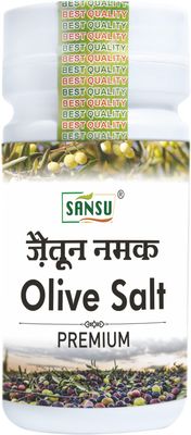 SANSU Original Jaitun Namak | Premium Olive Salt | for Boost Immunity - 50 Gram