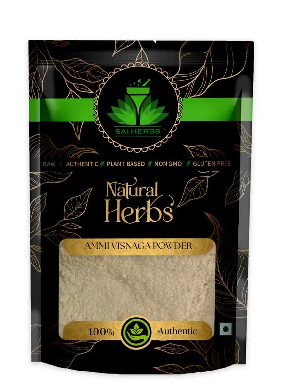 SAI HERBS Ammi Visnaga Ayurvedic Churan - For Diabetes - For Kidney Stones - Pure & Natural (100 Grams)