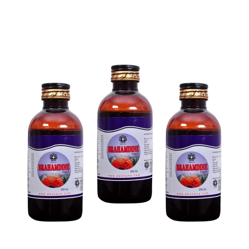 J & J DeChane - Brahamdine Syrup A Uterine Tonic - Pack of 3