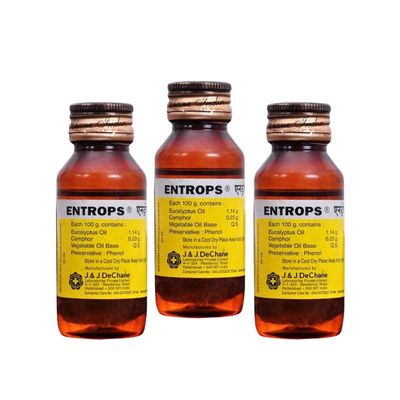 J & J DeChane - Entrops 50ml Oil - Pack of 3