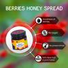Honey Roots Natural Raw Honey Berries Spread - No Added Sugar or Preservatives - 100 Grams of Pure and Wholesome Delight" view 4